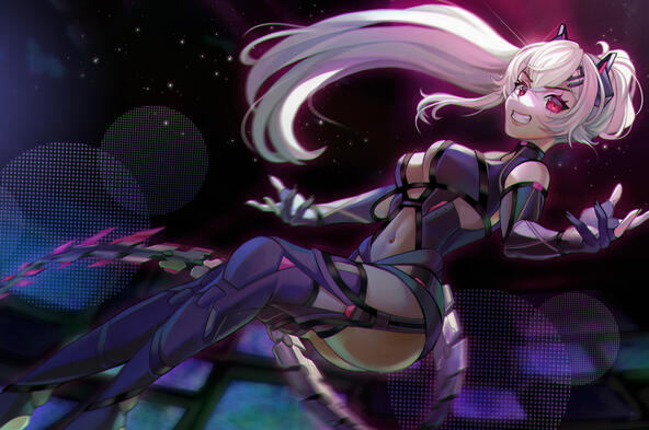 FULLBODY W/ COMPLEX BACKGROUND